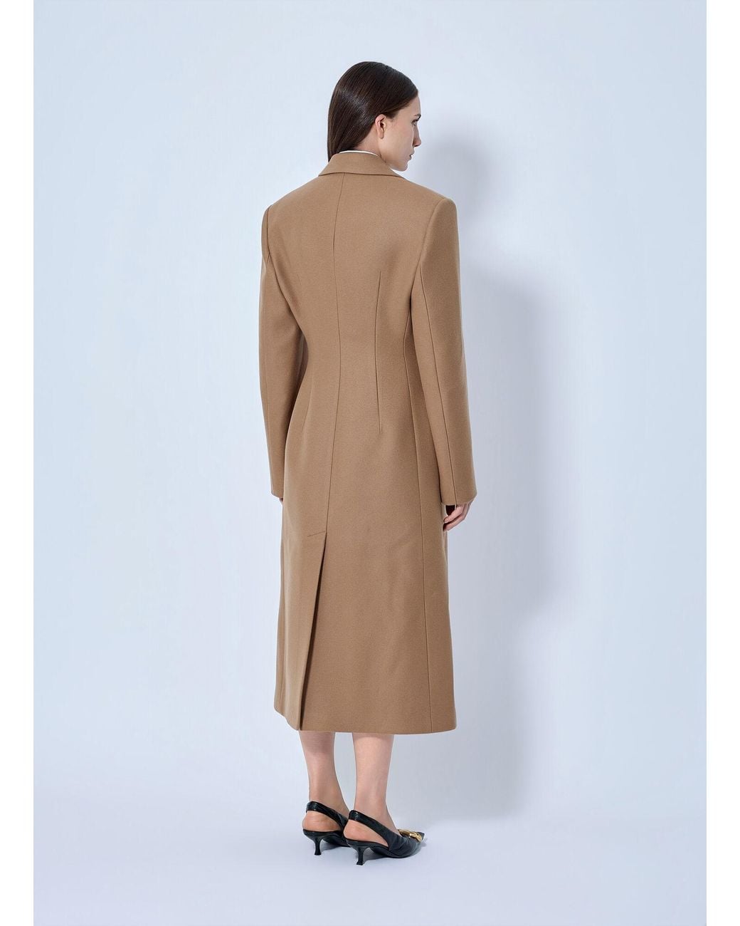 Balenciaga White Single-Breasted Coat