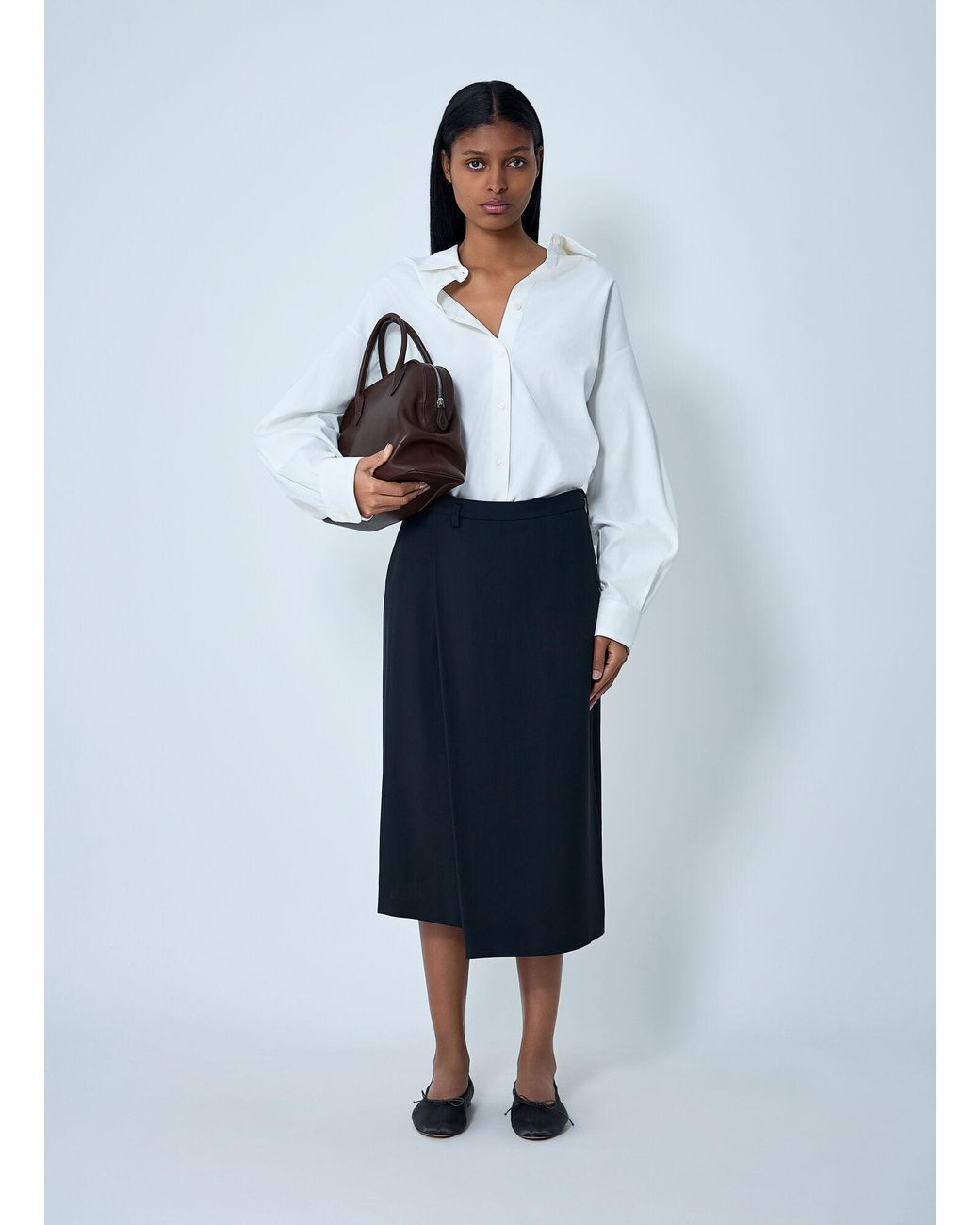 The Row Blue Azarion Skirt