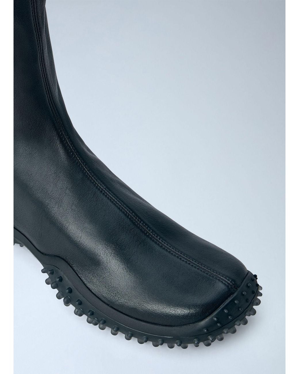 Miu Miu Blue Stretch Nappa Leather Boots