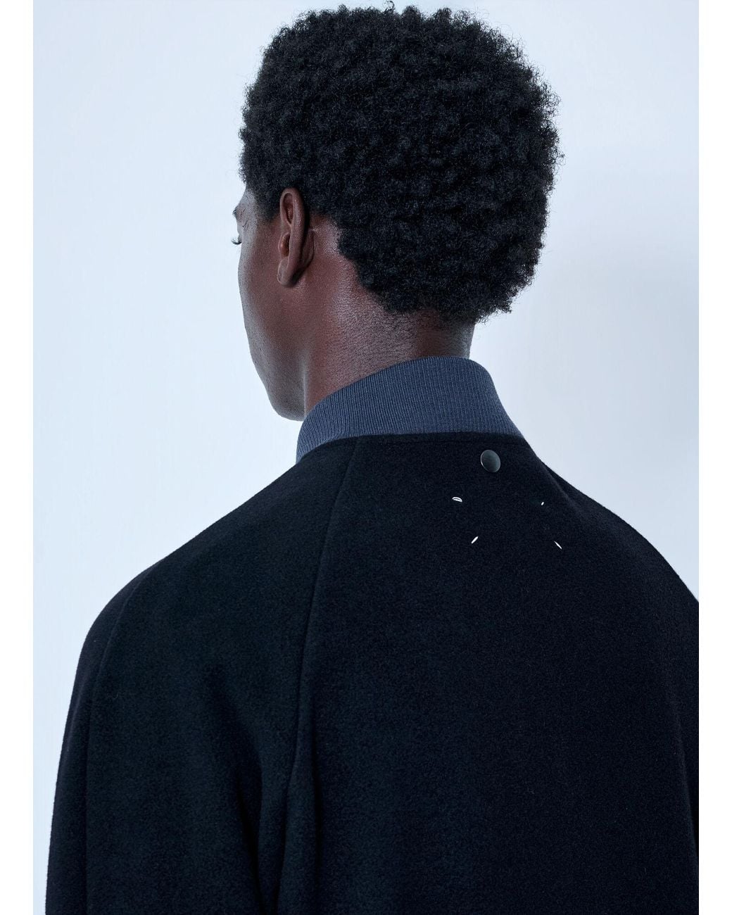 Maison Margiela Blue Double Zippers Jacket for men