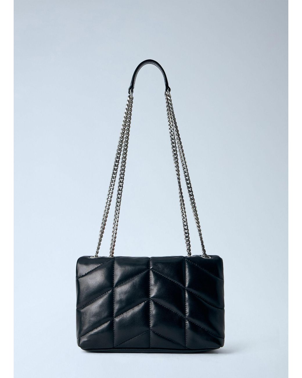 Saint Laurent Blue Toy Puffer Shoulder Bag