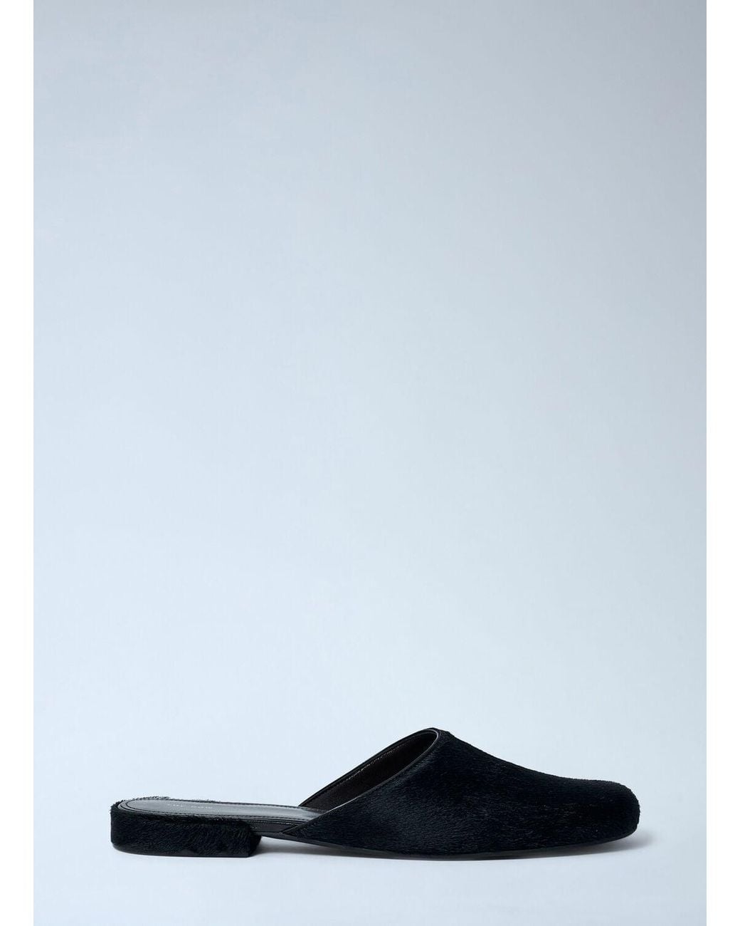 The Row Black Penelope Mules