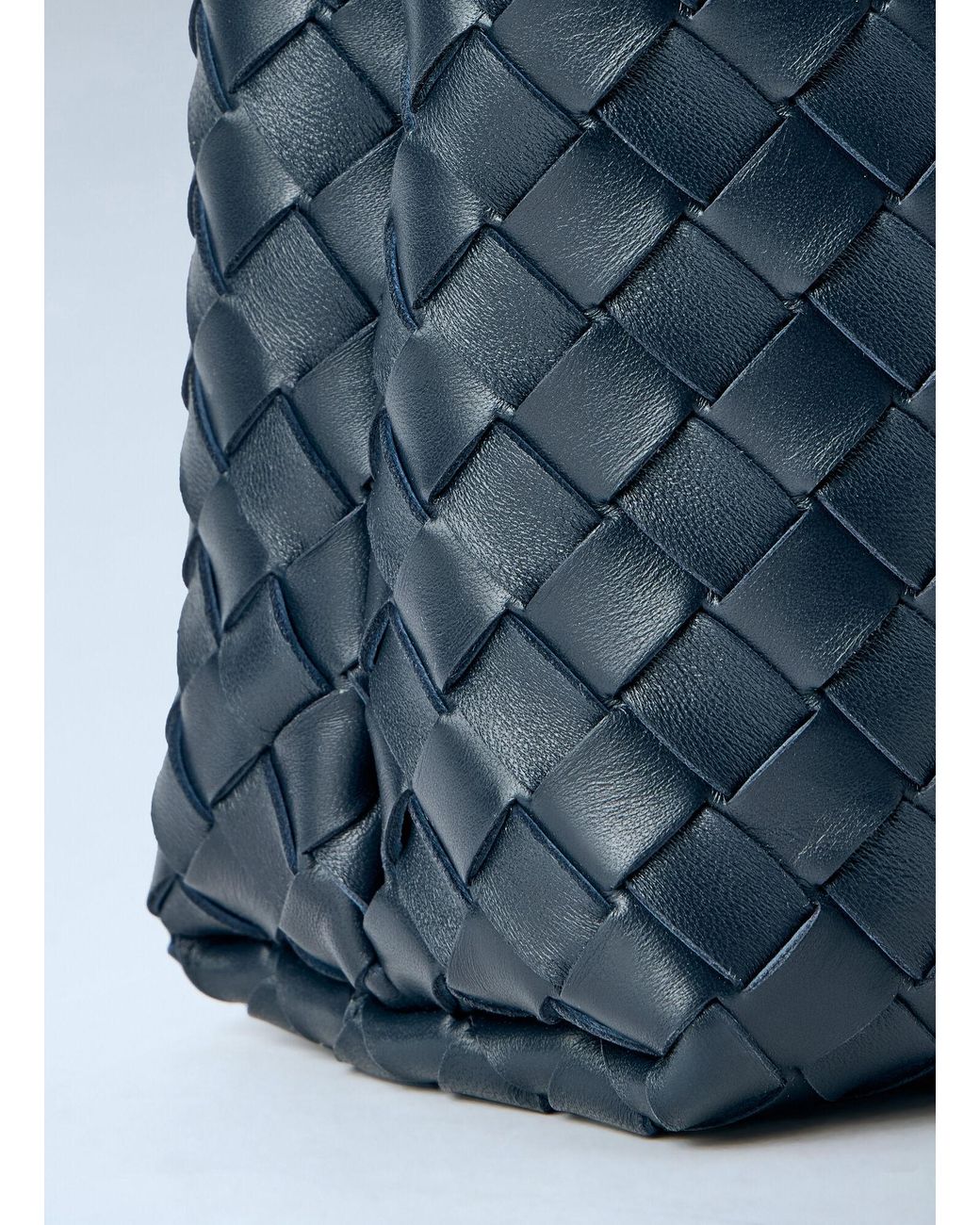 Bottega Veneta Blue Medium Andiamo Handbag