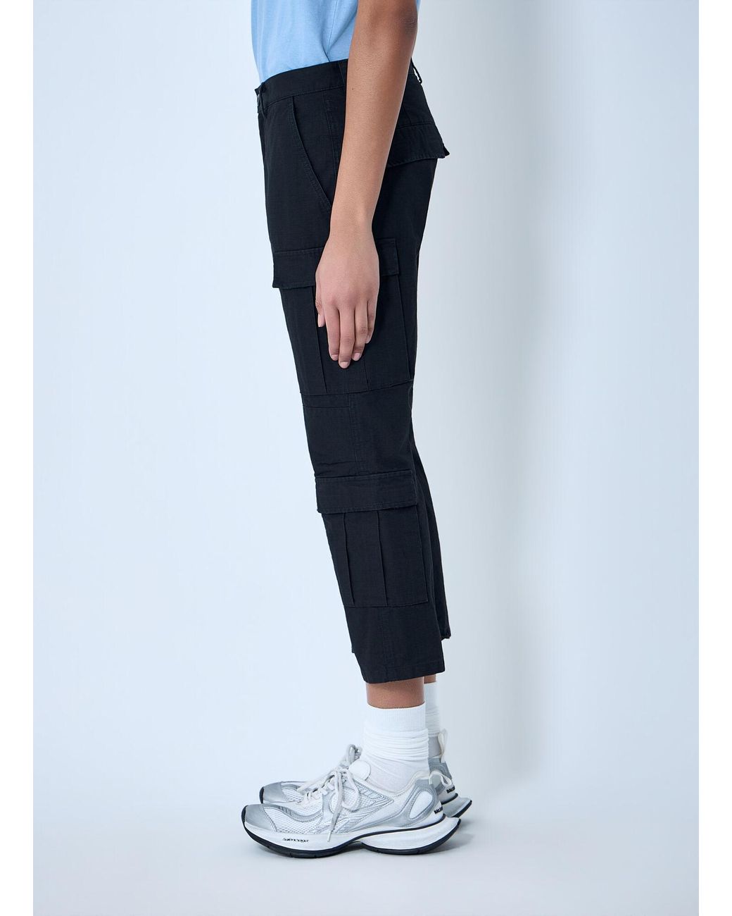 Balenciaga Blue Capri Cargo Pants