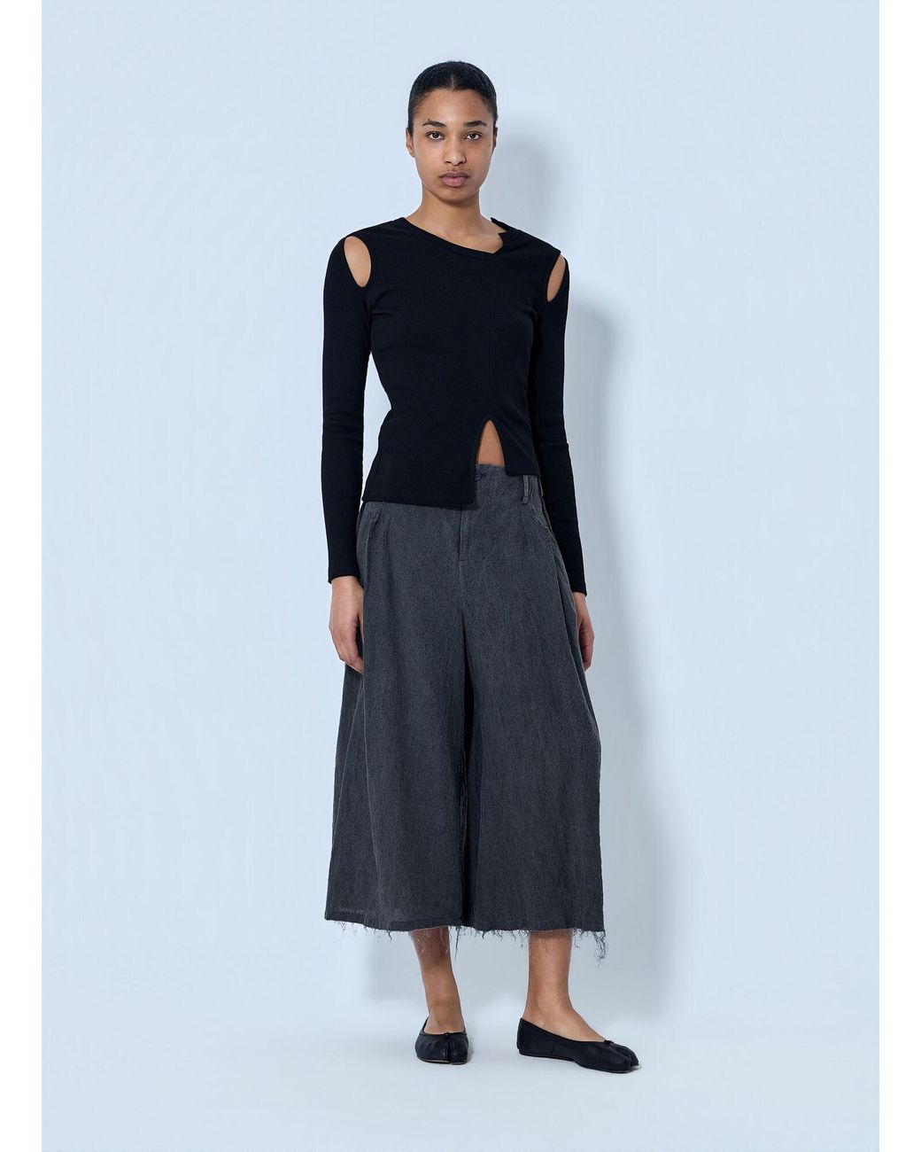 Limi Feu Blue Tuck Wide Pants