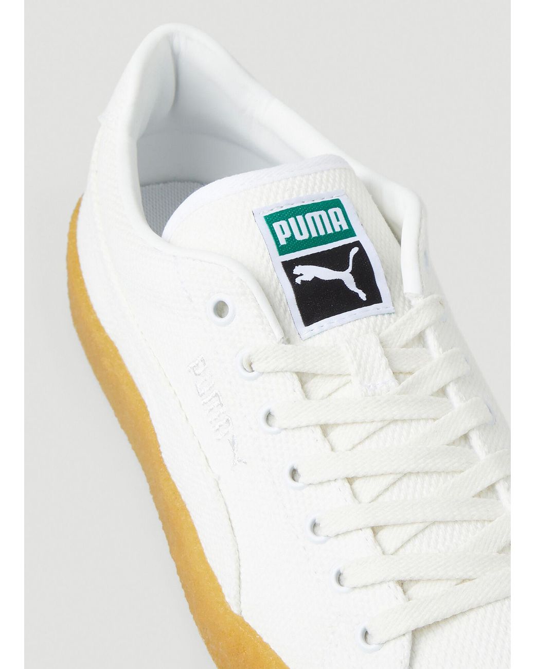 PUMA Crepe Canvas Sneakers in White for Men - Save 32% | Lyst