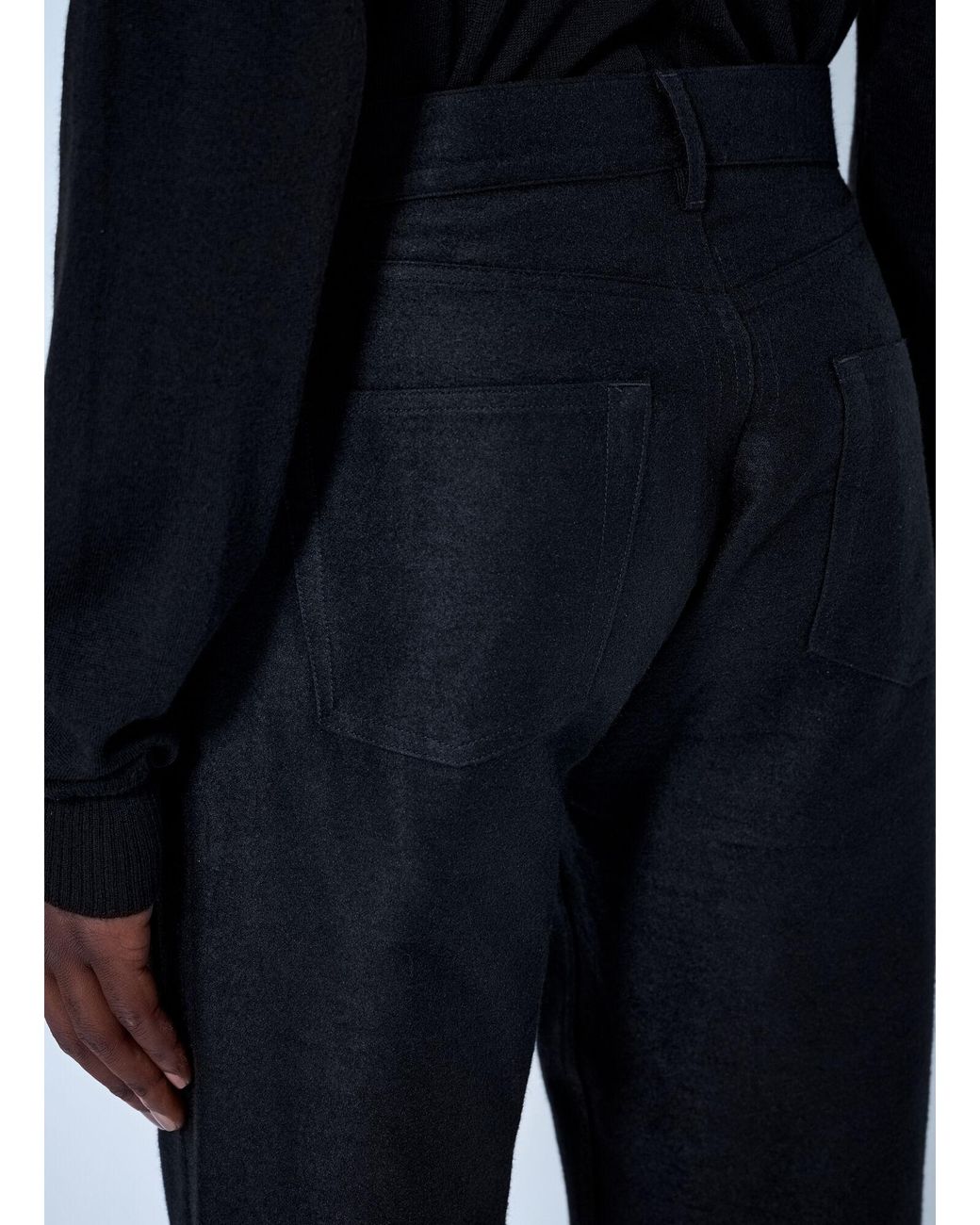 Rick Owens Blue Straight-Leg Denim Trousers for men