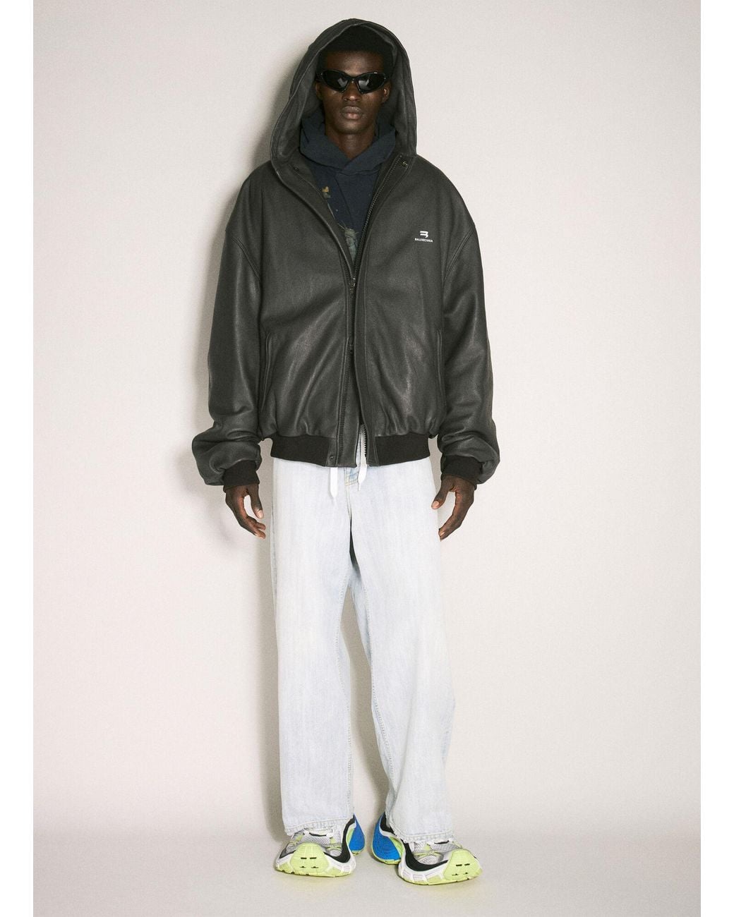 Balenciaga Taxi Blouson Jacket in Grey for Men | Lyst Canada