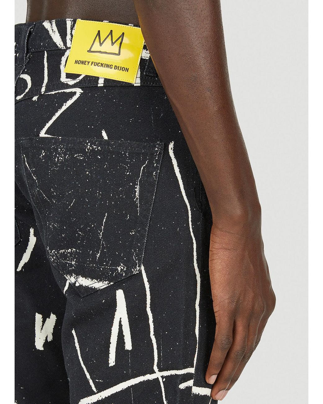 Honey Fucking Dijon Basquiat Jeans in Black | Lyst