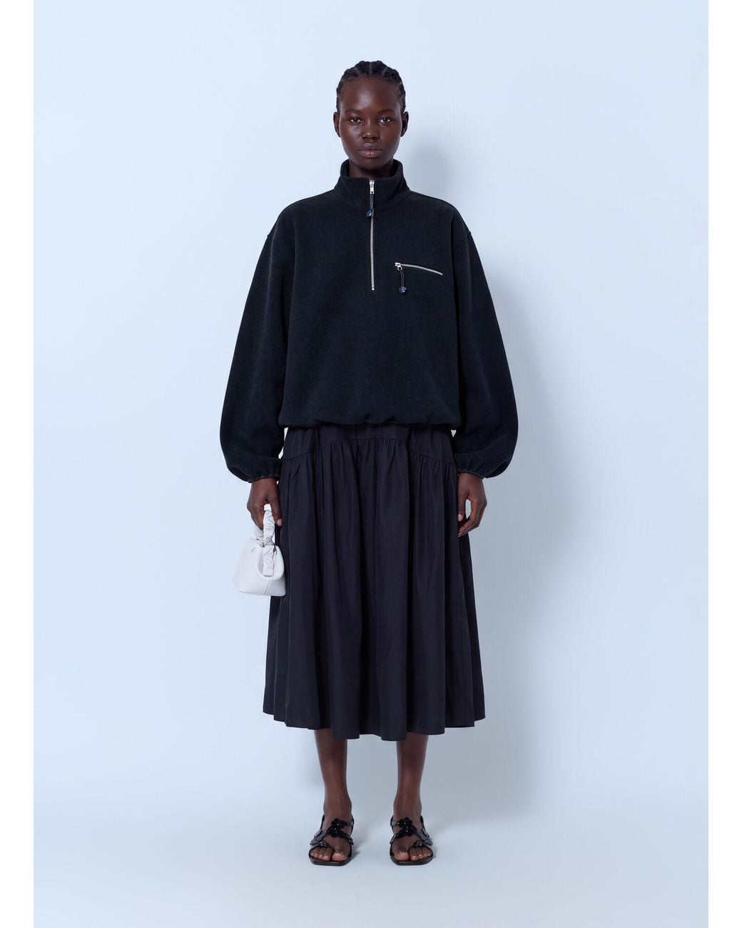 CECILIE BAHNSEN Blue Cbfrederik Half-Zip Jacket