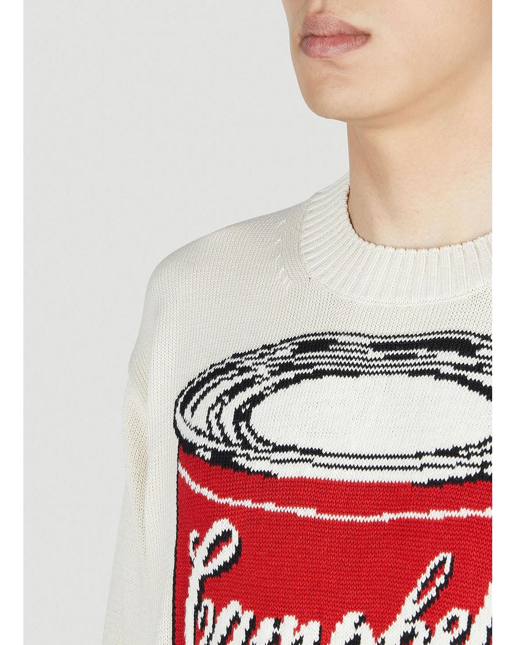 Junya Watanabe White Soup Andy Warhol Sweater for men