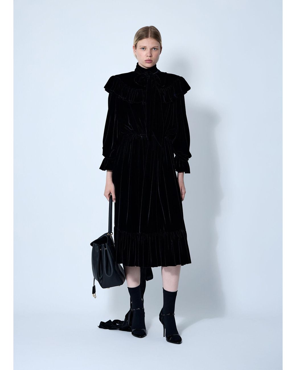 Balenciaga White Lace-Up Dress
