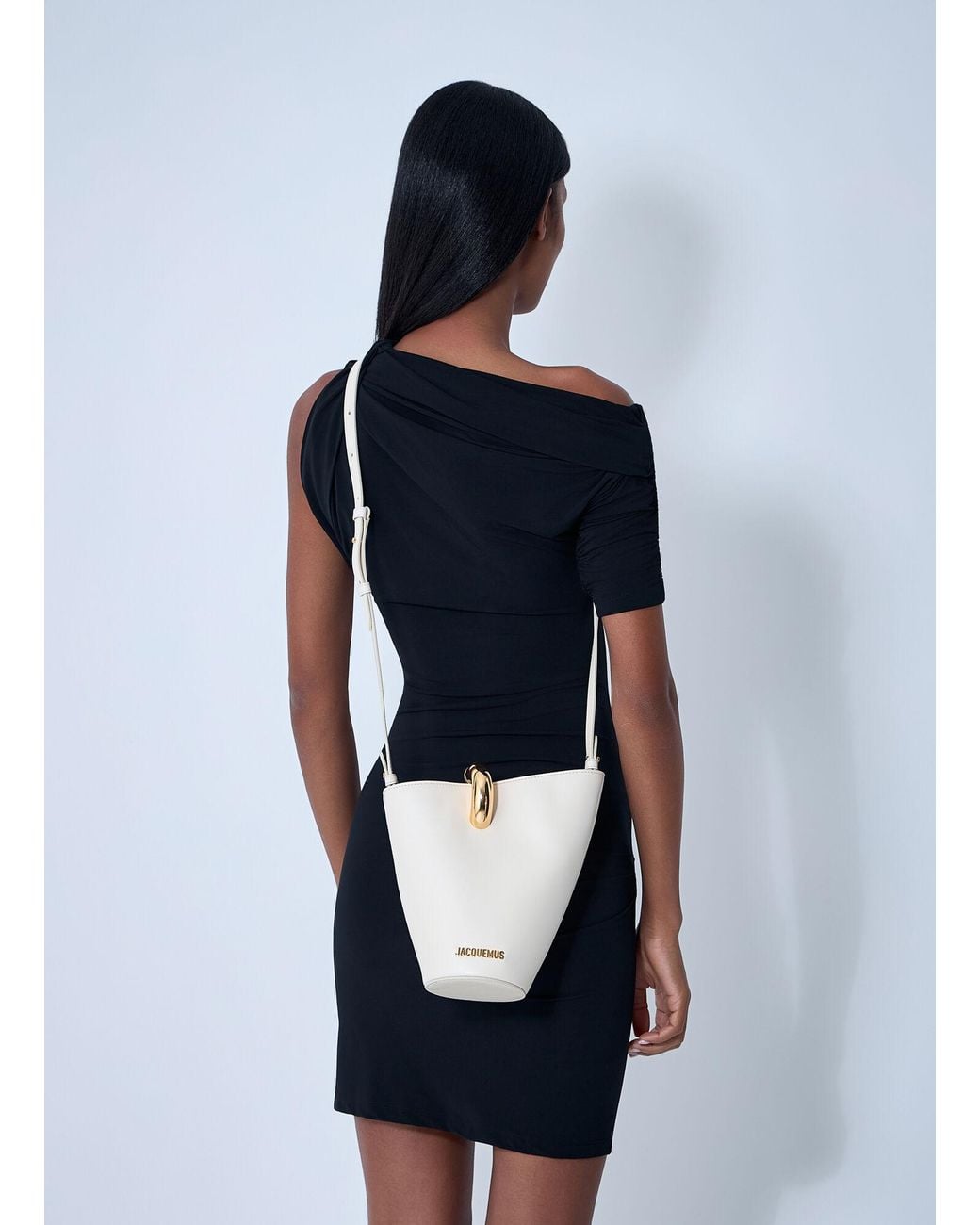 Jacquemus Blue Le Petit Bambola Bucket Bag