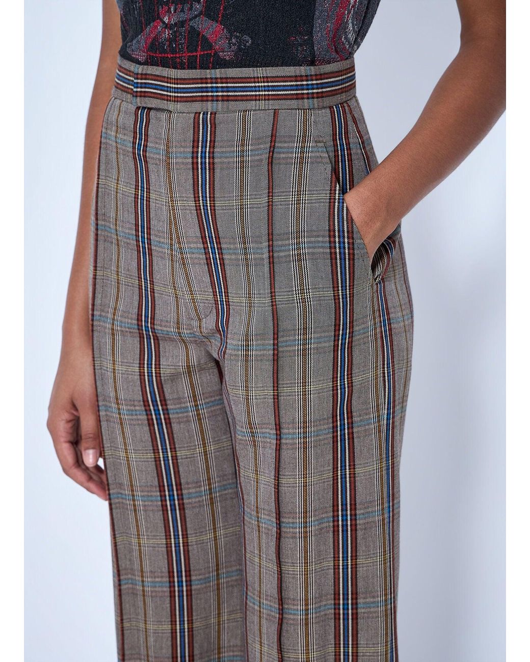 Vivienne Westwood Natural Wide Leg Trousers