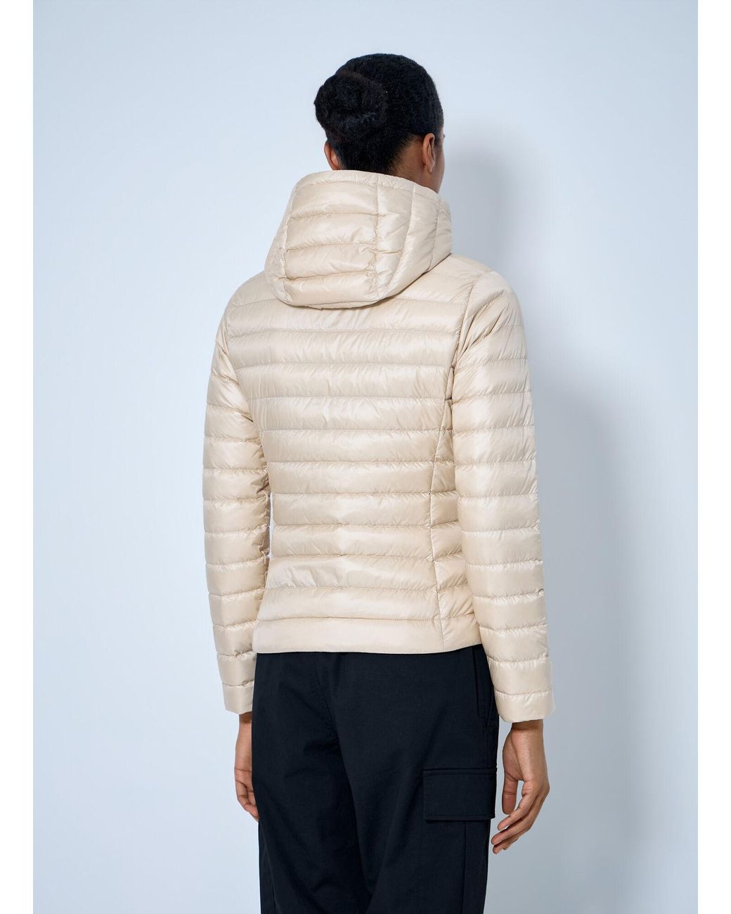Moncler Natural Igelhood Short Down Jacket