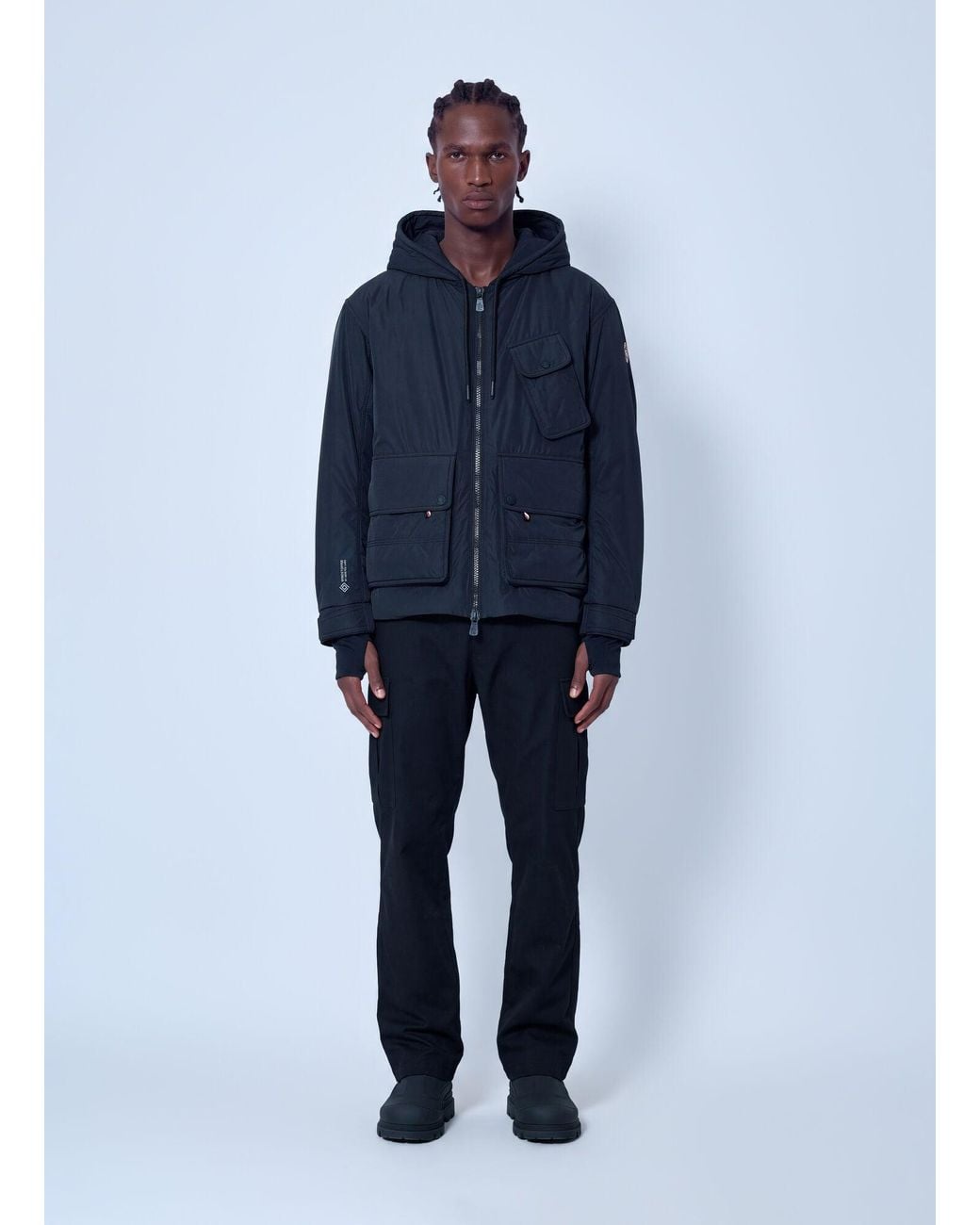 Moncler Blue Ober Jacket for men