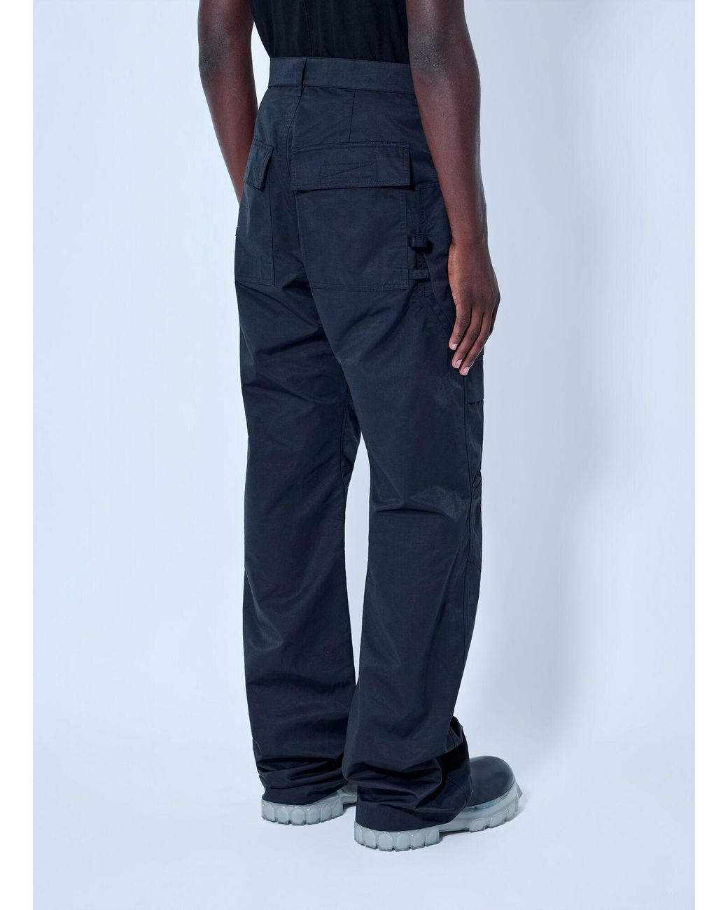 Rick Owens Blue Stefan Cargo Pants for men