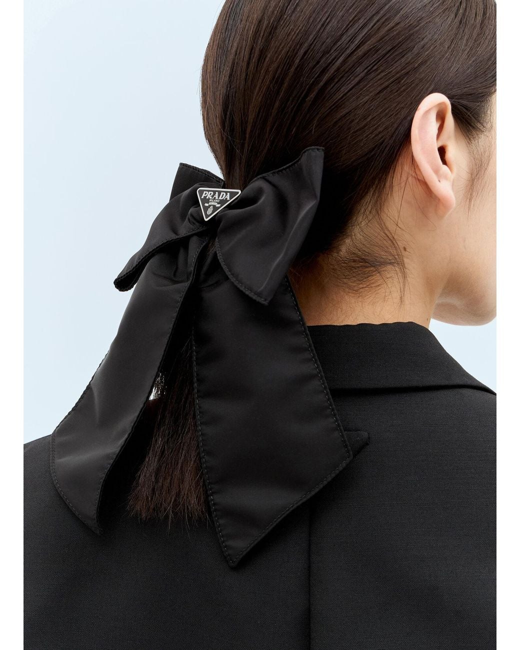 Prada Black Re-Nylon Hair Clip