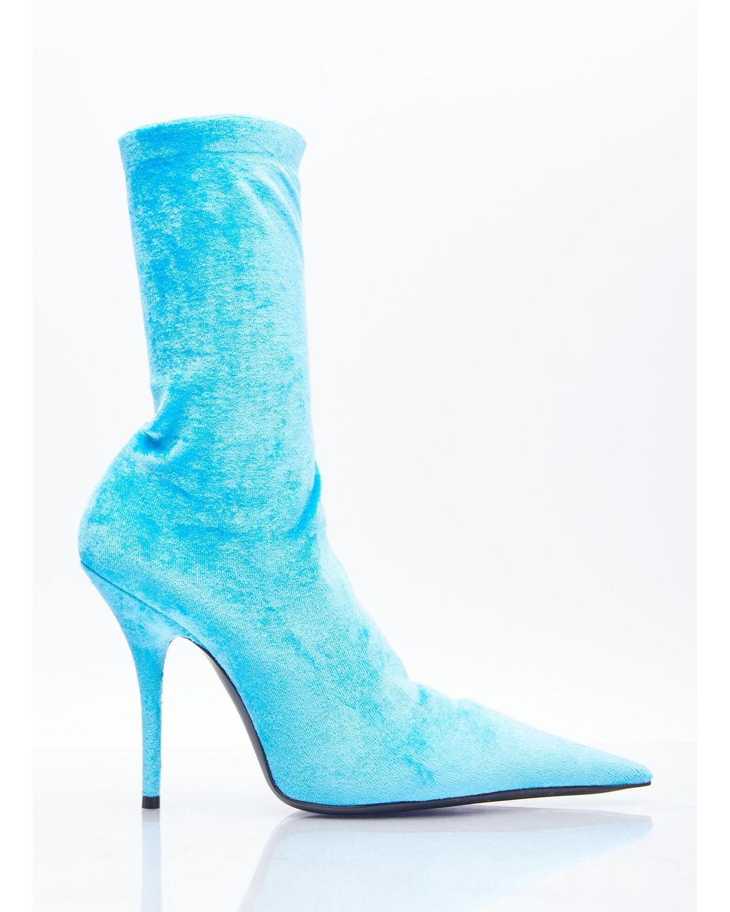 Balenciaga Blue Knife Boots for men