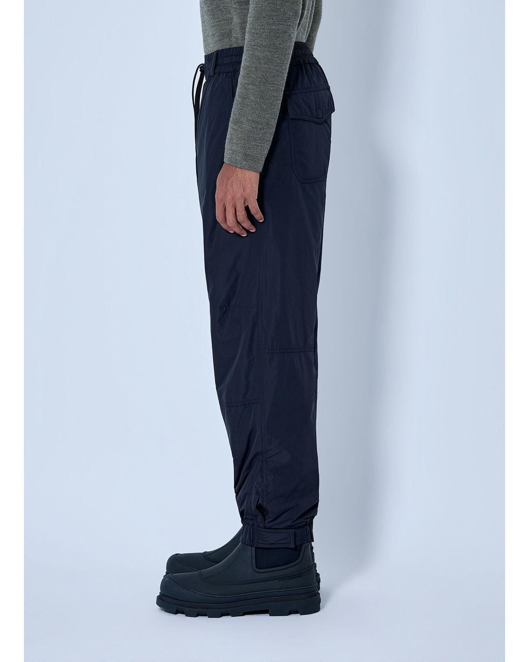 Moncler Blue Elasticated Waist Track Pants for men