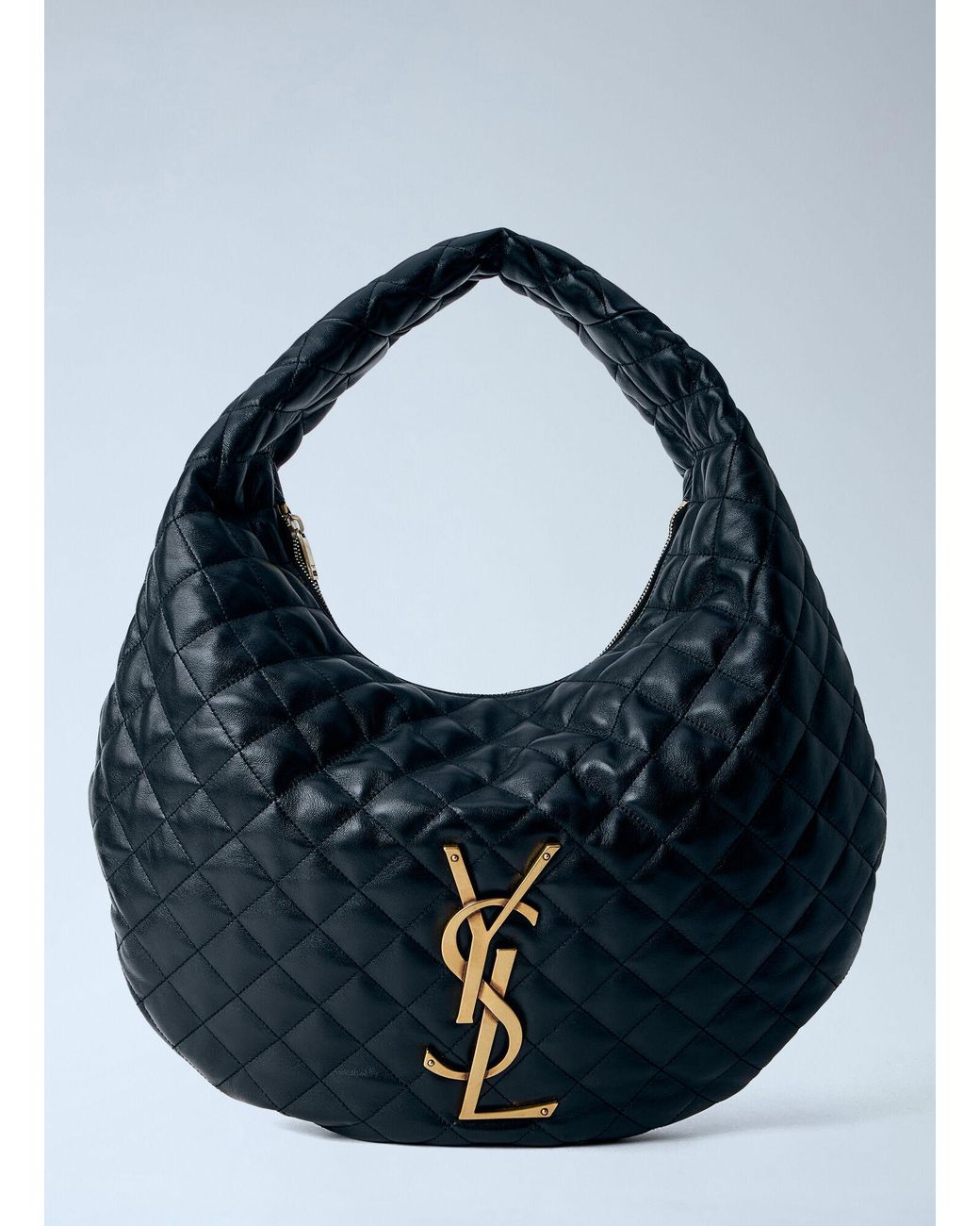 Saint Laurent Blue Icare Hobo Shoulder Bag