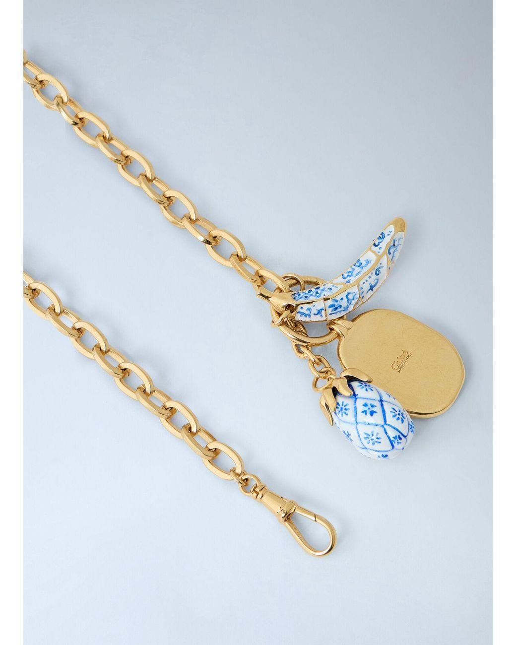 Chloé Blue Bloomcraft Pendant Necklace