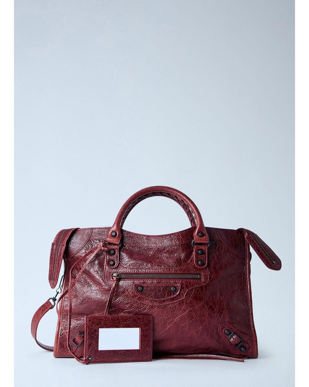 Balenciaga Red Le City Bag Medium