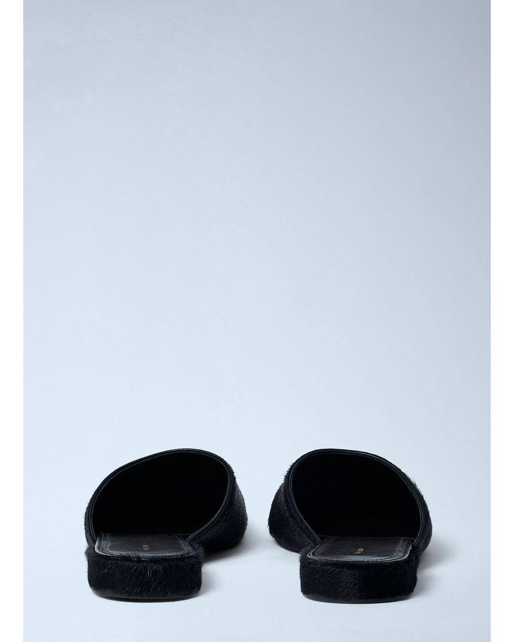 The Row Black Penelope Mules