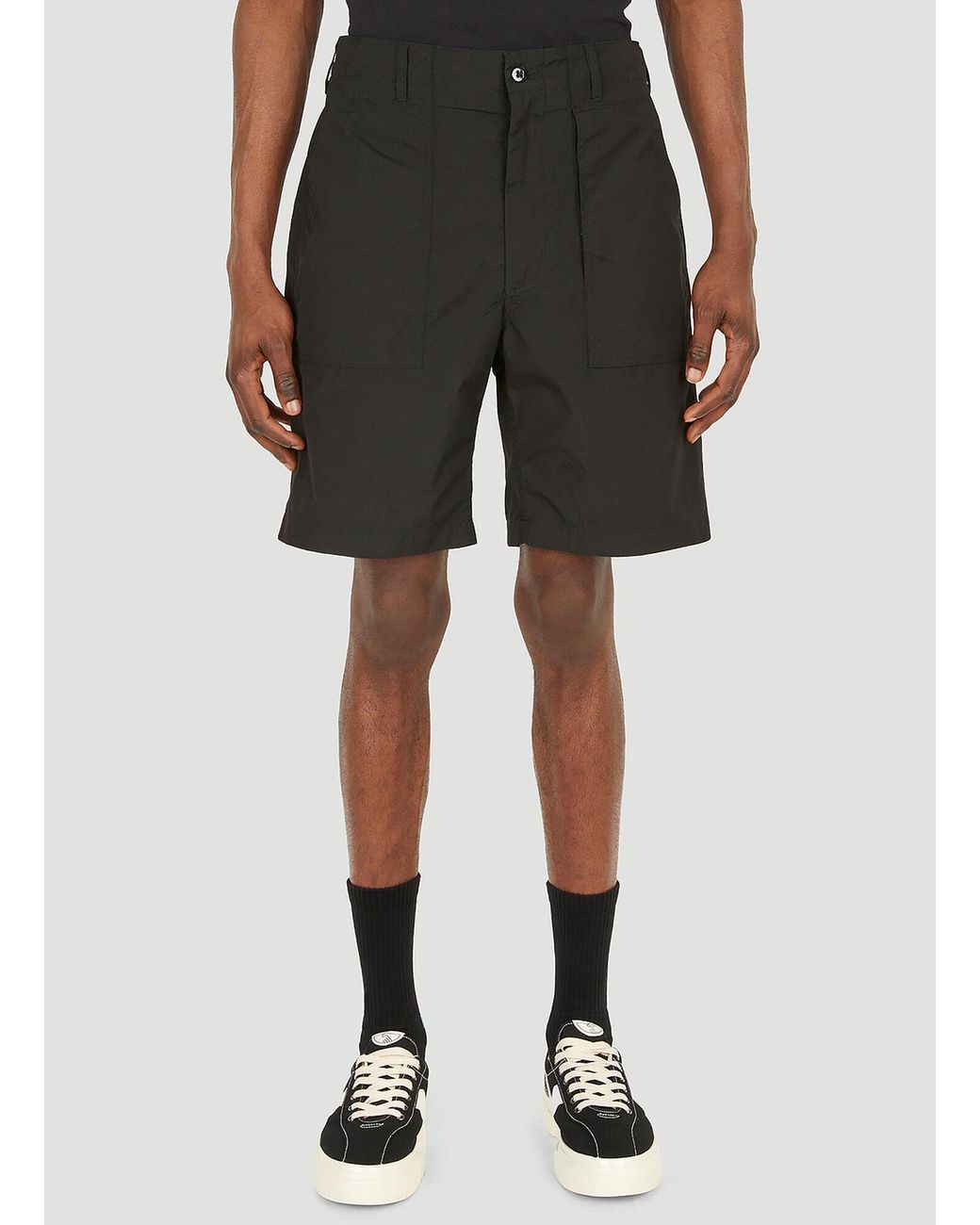 Engineered Garments Fatigue Shorts in Black for Men | Lyst