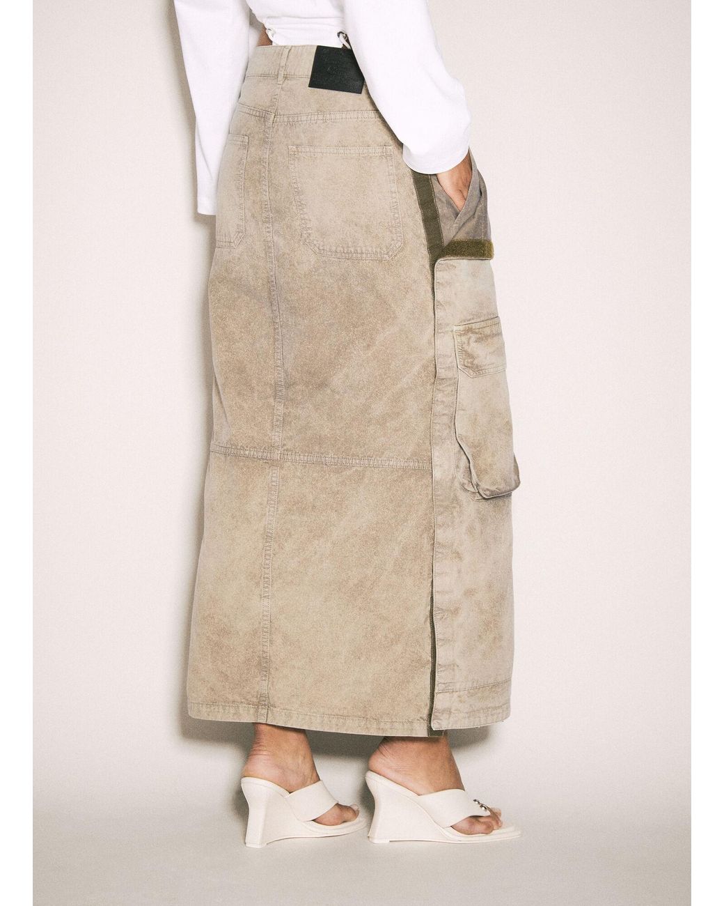 Y. Project Natural Y/Project Cargo Maxi Skirt