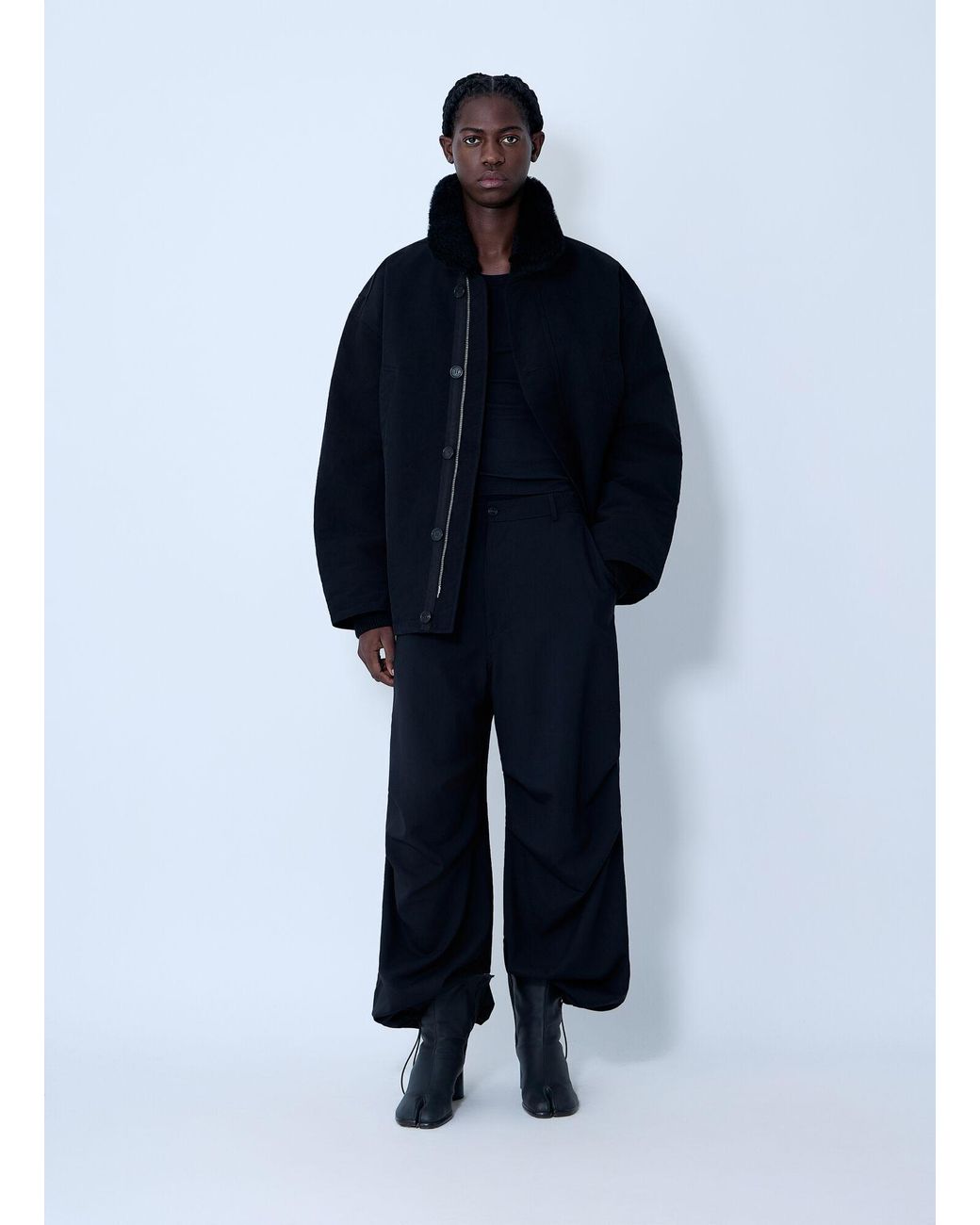 Acne Blue Logo Patch Jacket for men