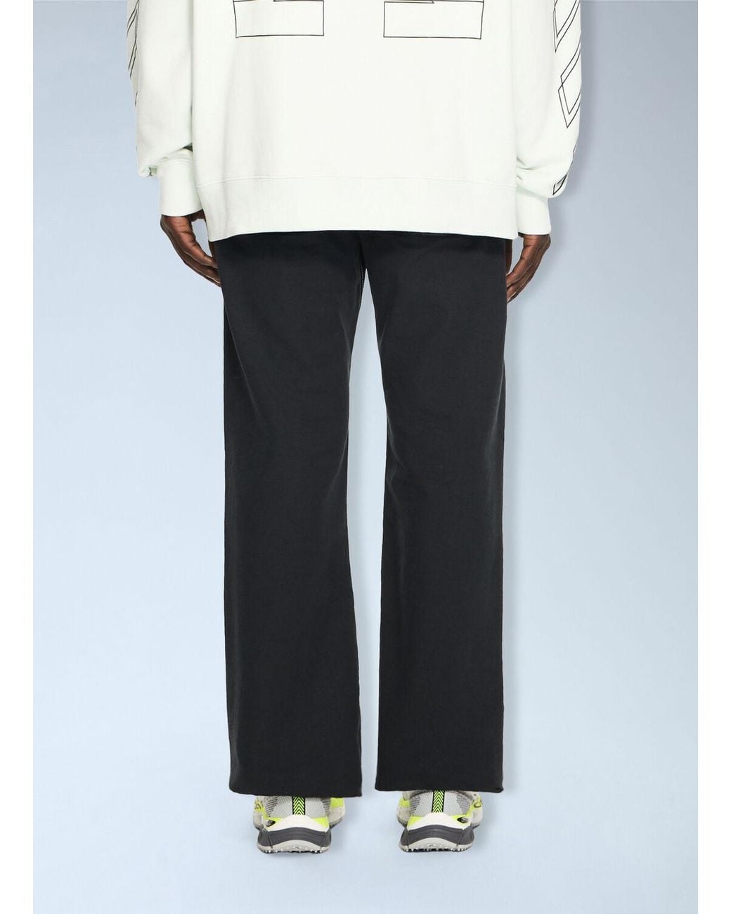 Off-White c/o Virgil Abloh Half Arrow Slim Relaxed Pants in Black for ...