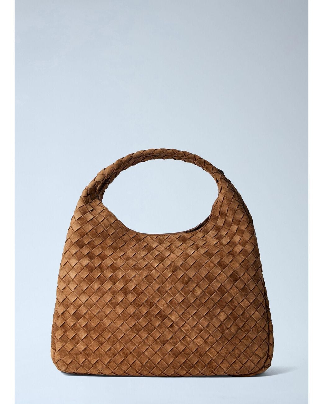Bottega Veneta Brown Campana Large Shoulder Bag