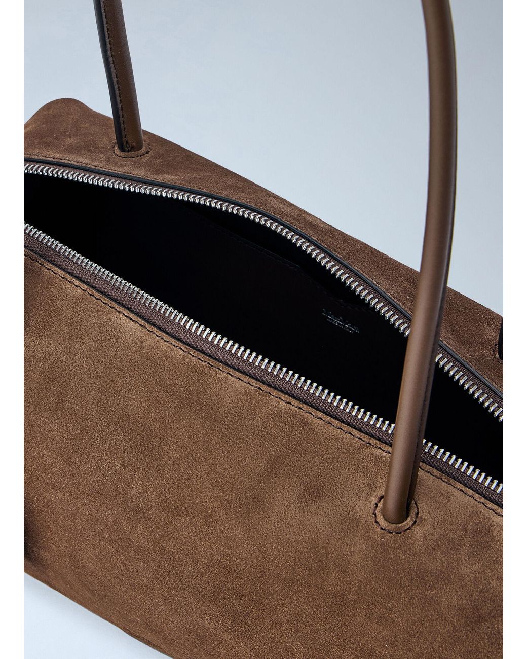 Max Mara Brown Suede Shoulder Bag
