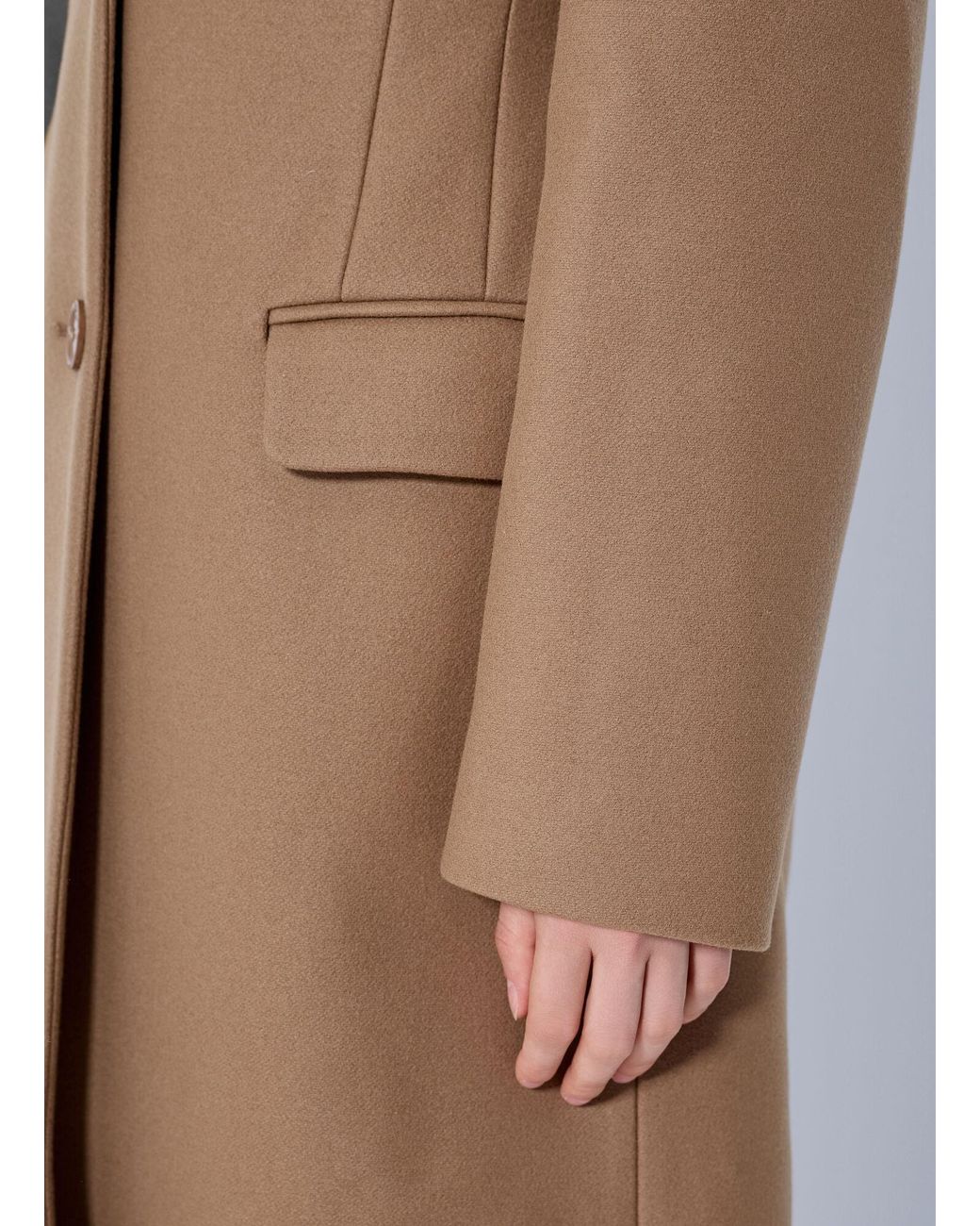 Balenciaga White Single-Breasted Coat