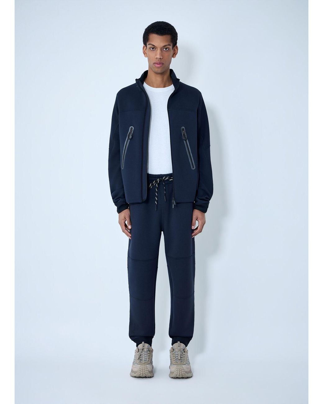 Moncler Blue Logo Motif Track Pants for men
