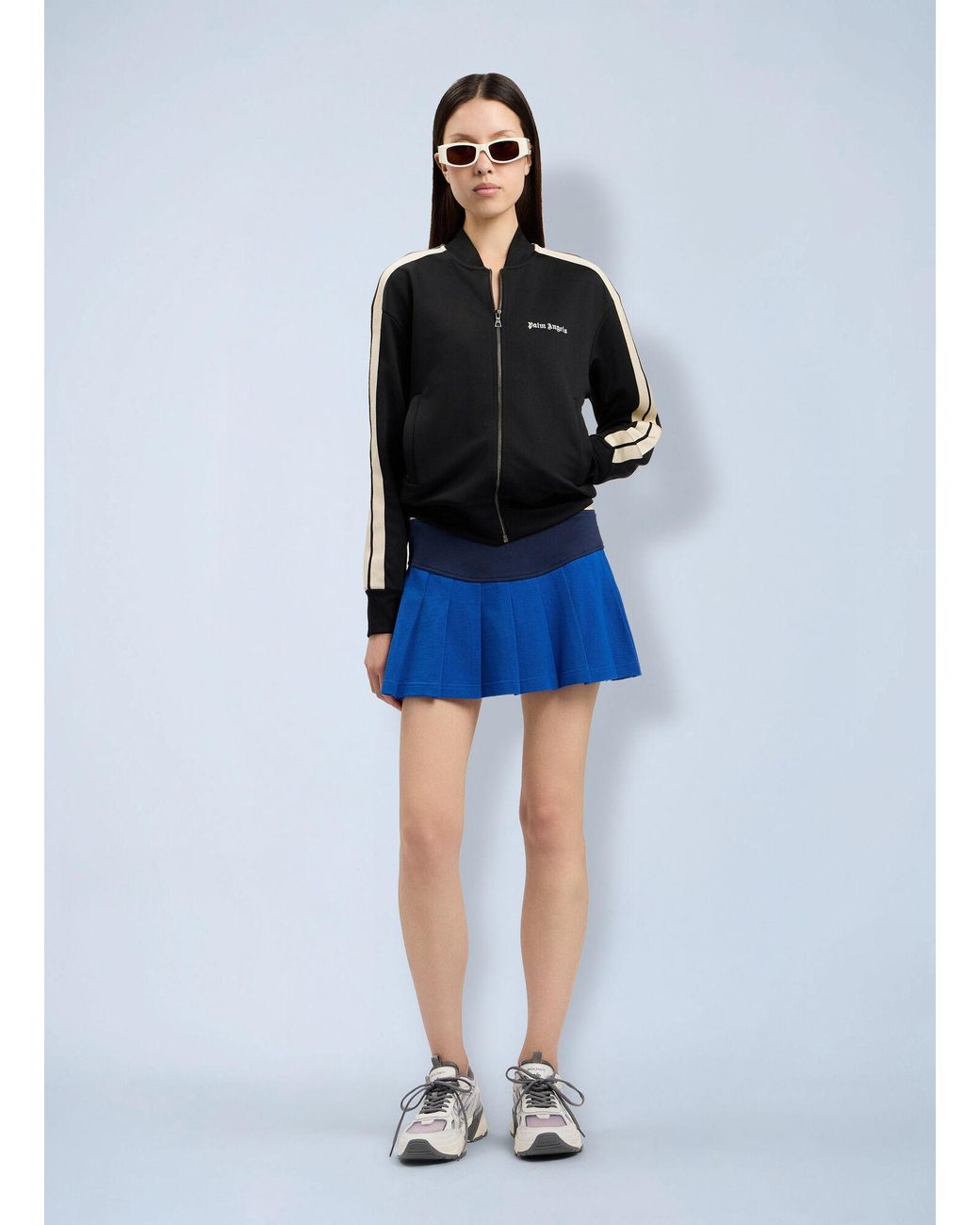 Palm Angels Black Classic Logo Track Bomber Jacket