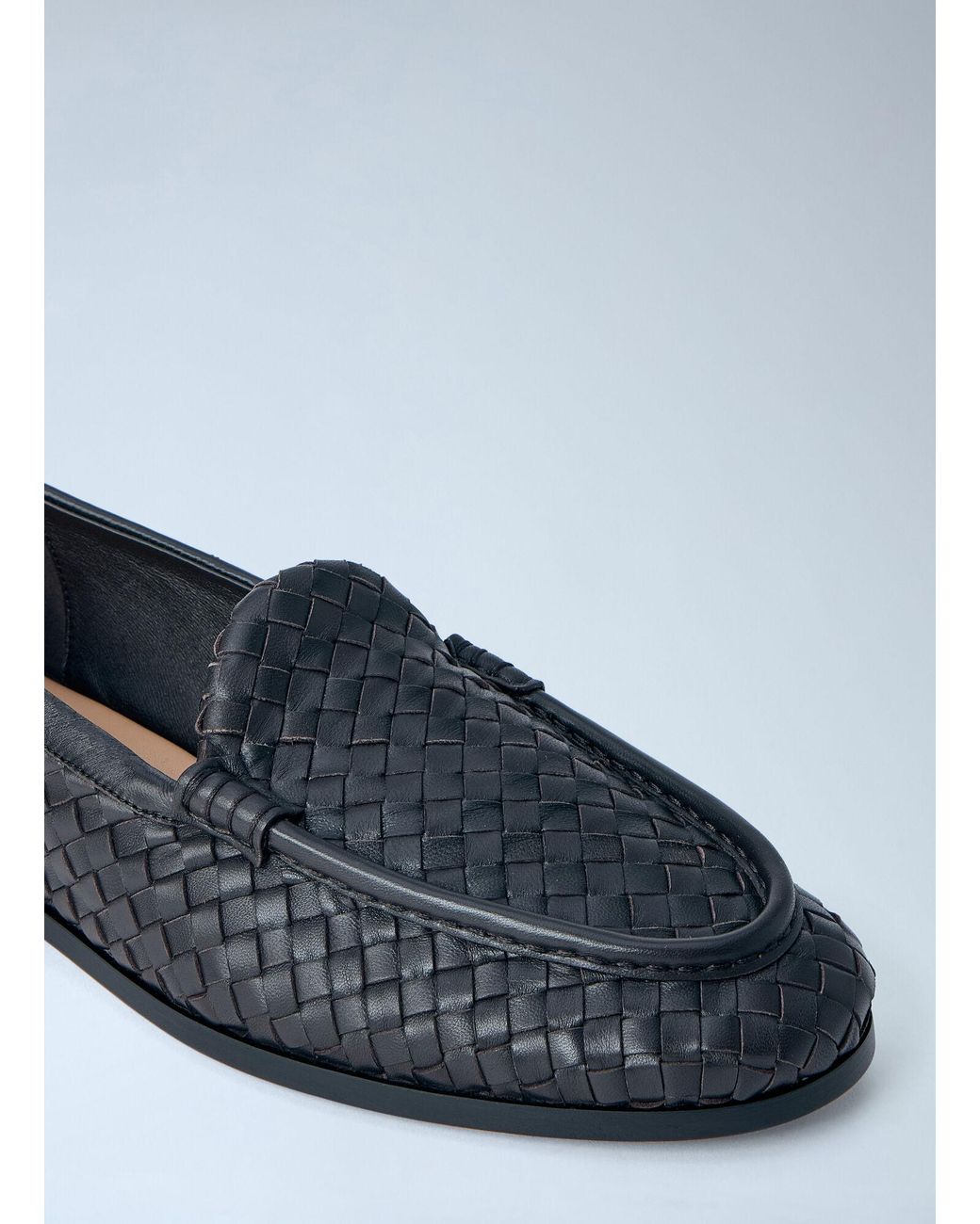 Bottega Veneta Blue Silenzio Loafers for men