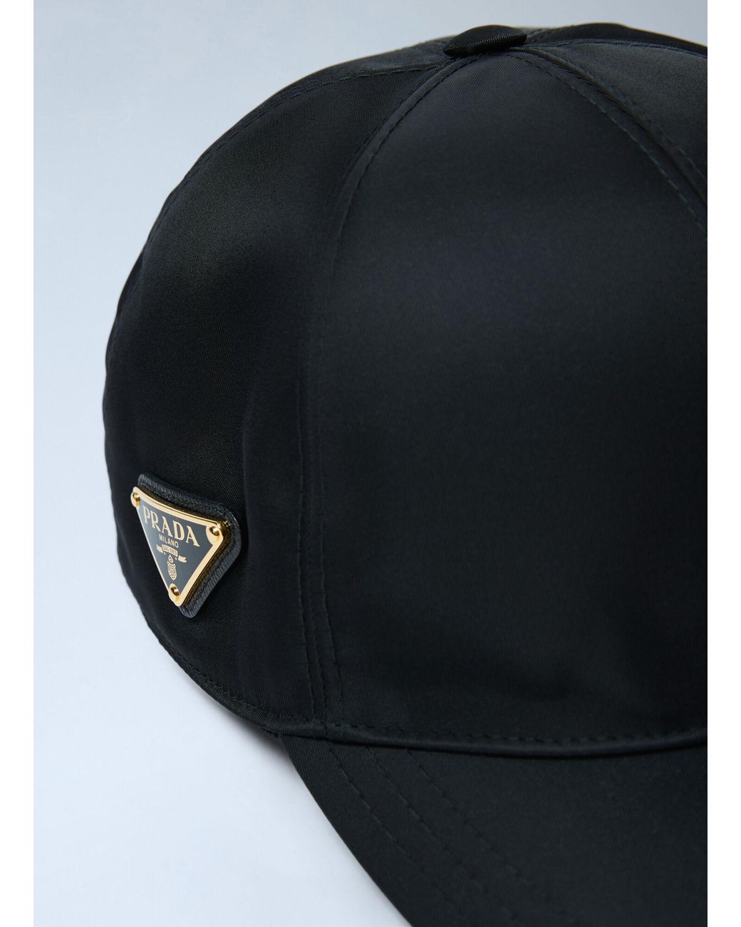 Prada Black Re-Nylon Baseball Cap