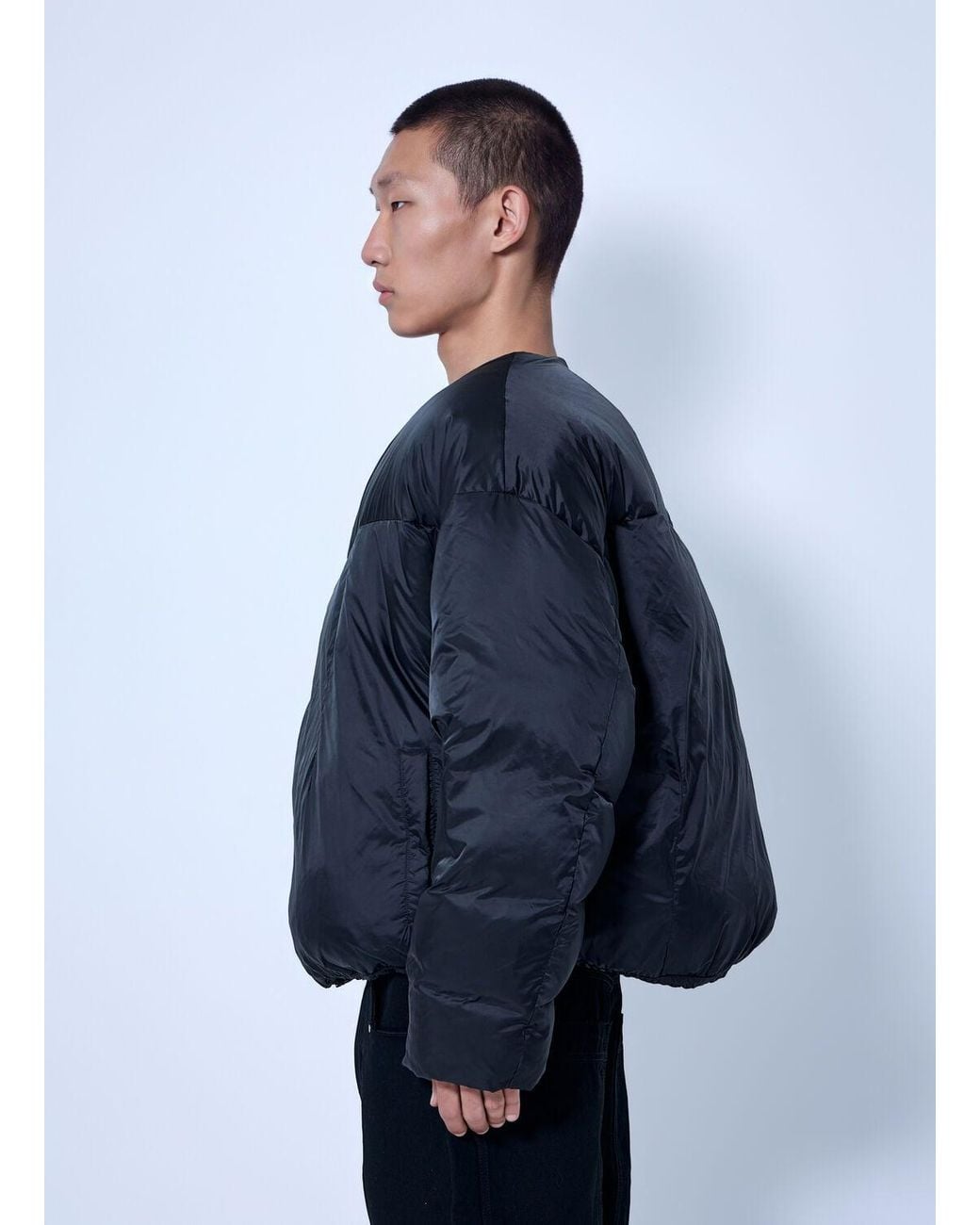 Entire studios Blue Pod Puffer Jacket for men