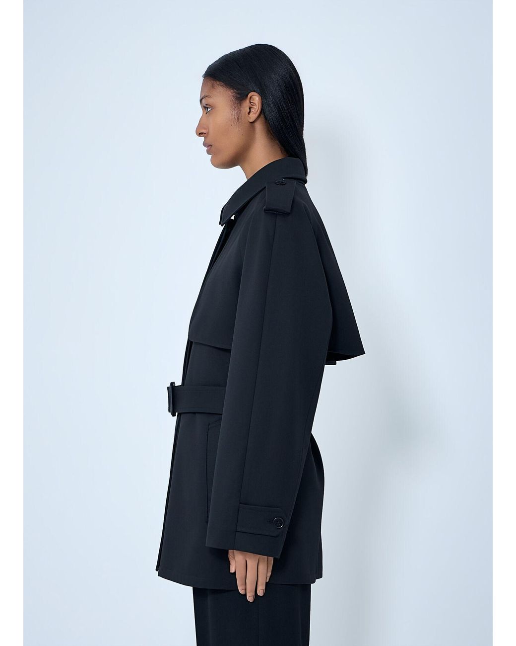 The Row Blue Usuaia Trench Coat
