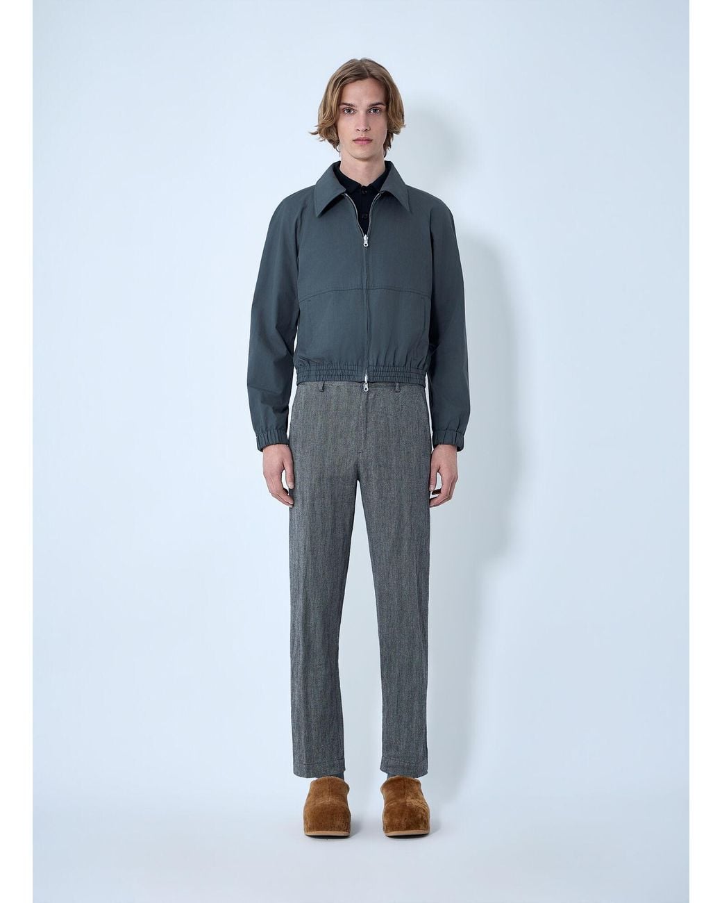 Dries Van Noten Blue Vinnys Reversible Jacket for men