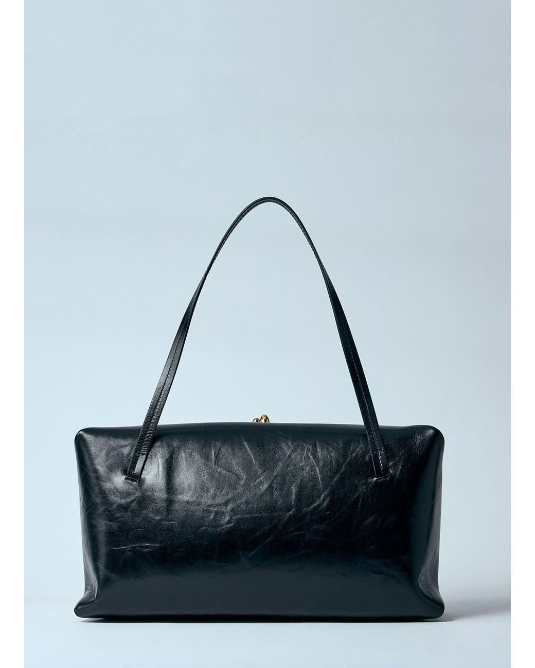 Jil Sander Blue Medium Goji Pillow Handbag