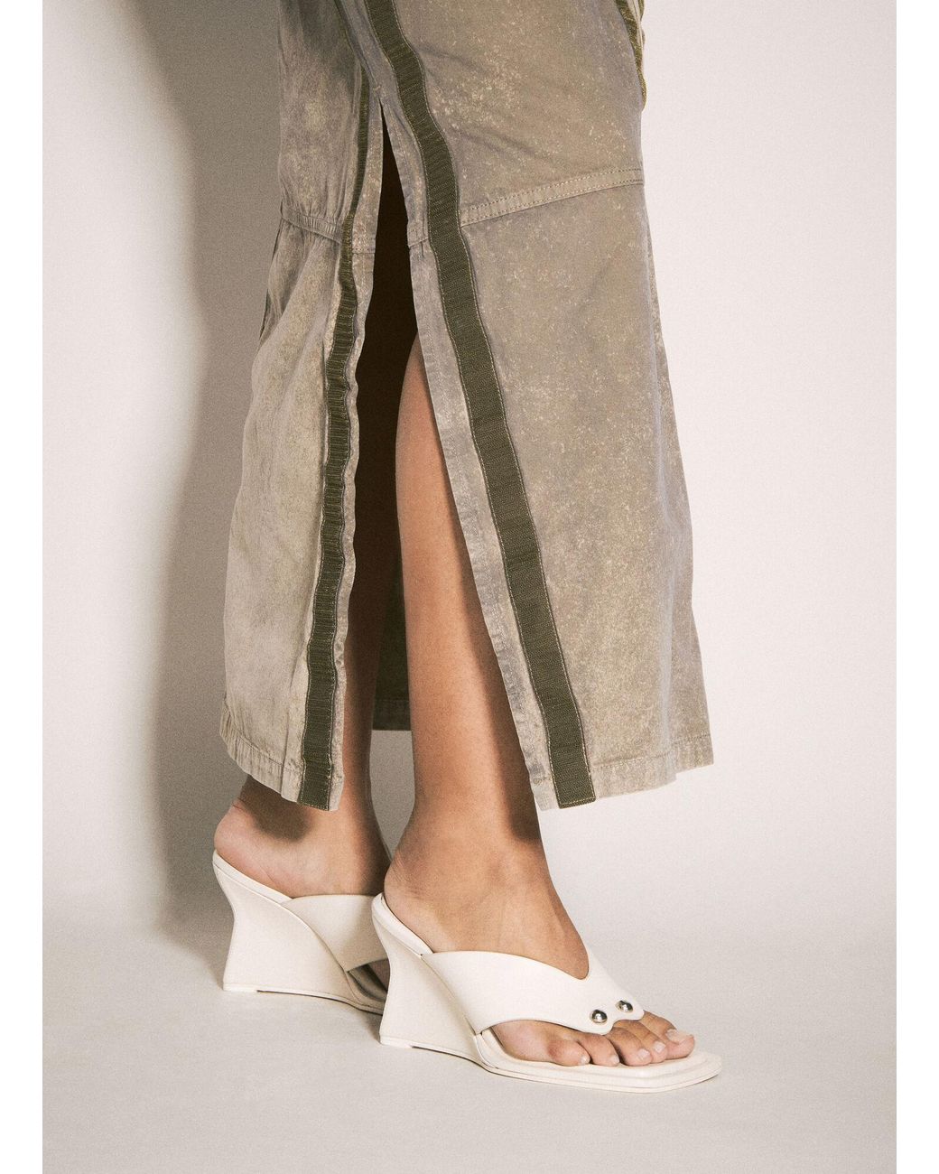 Y. Project Natural Y/Project Cargo Maxi Skirt