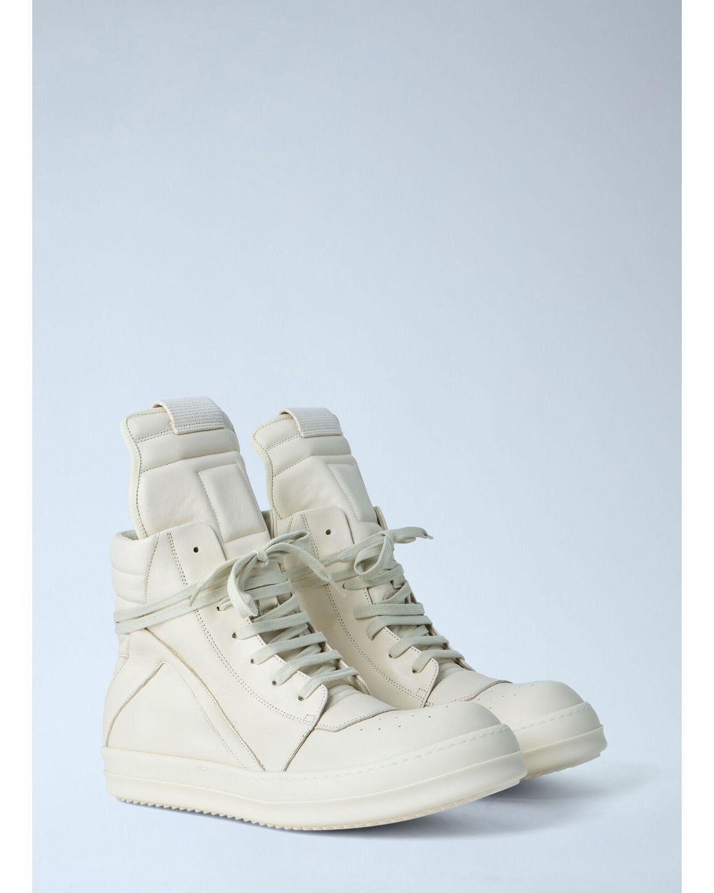 Rick Owens Blue Geobasket Sneakers for men
