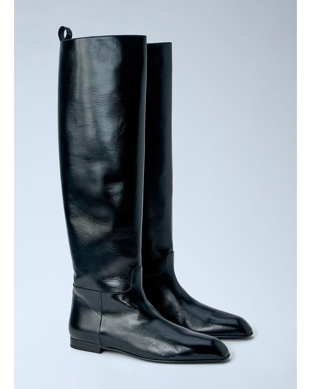 Khaite Blue Colt Knee-high Boots