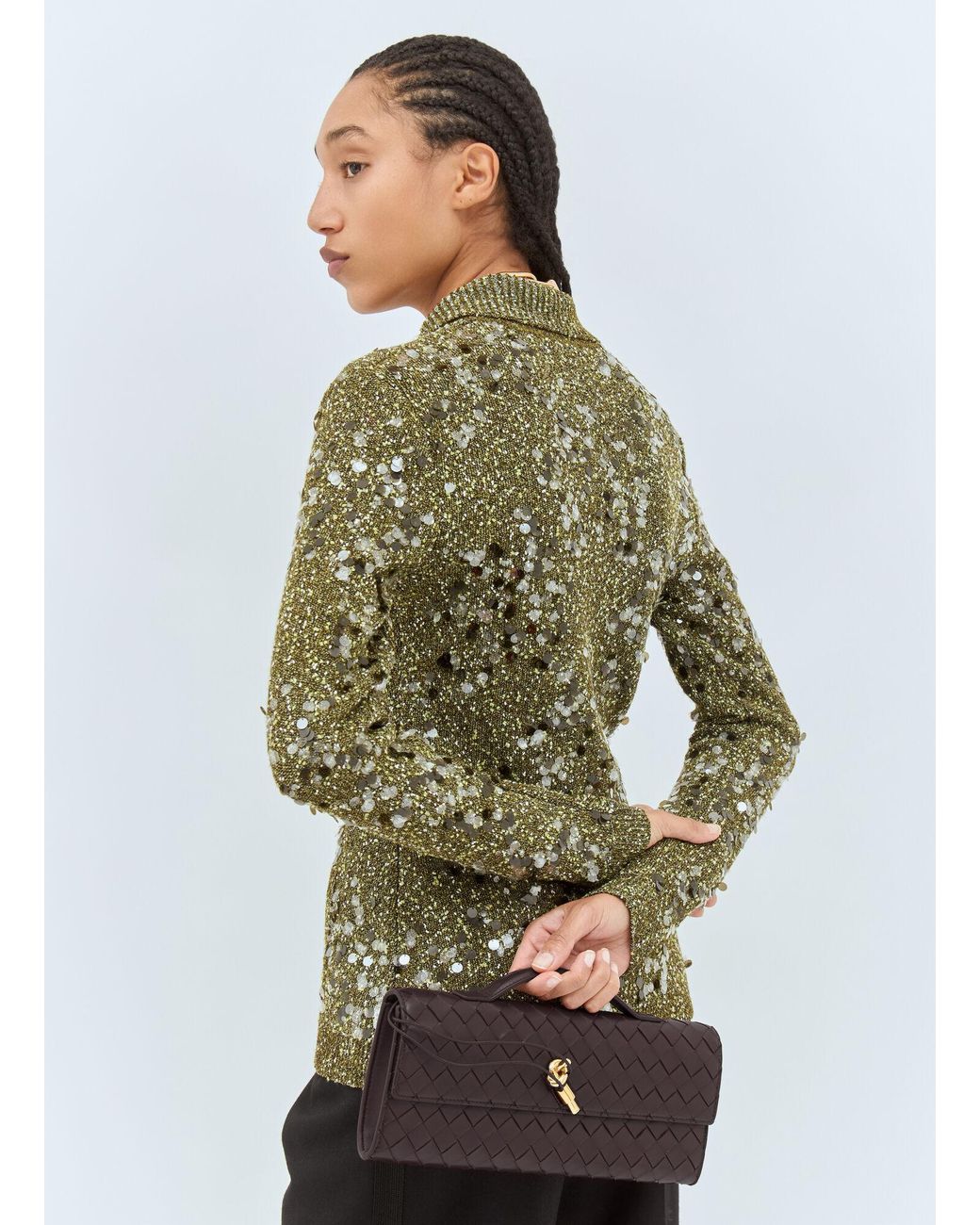 Bottega Veneta Multicolor Long Andiamo Clutch