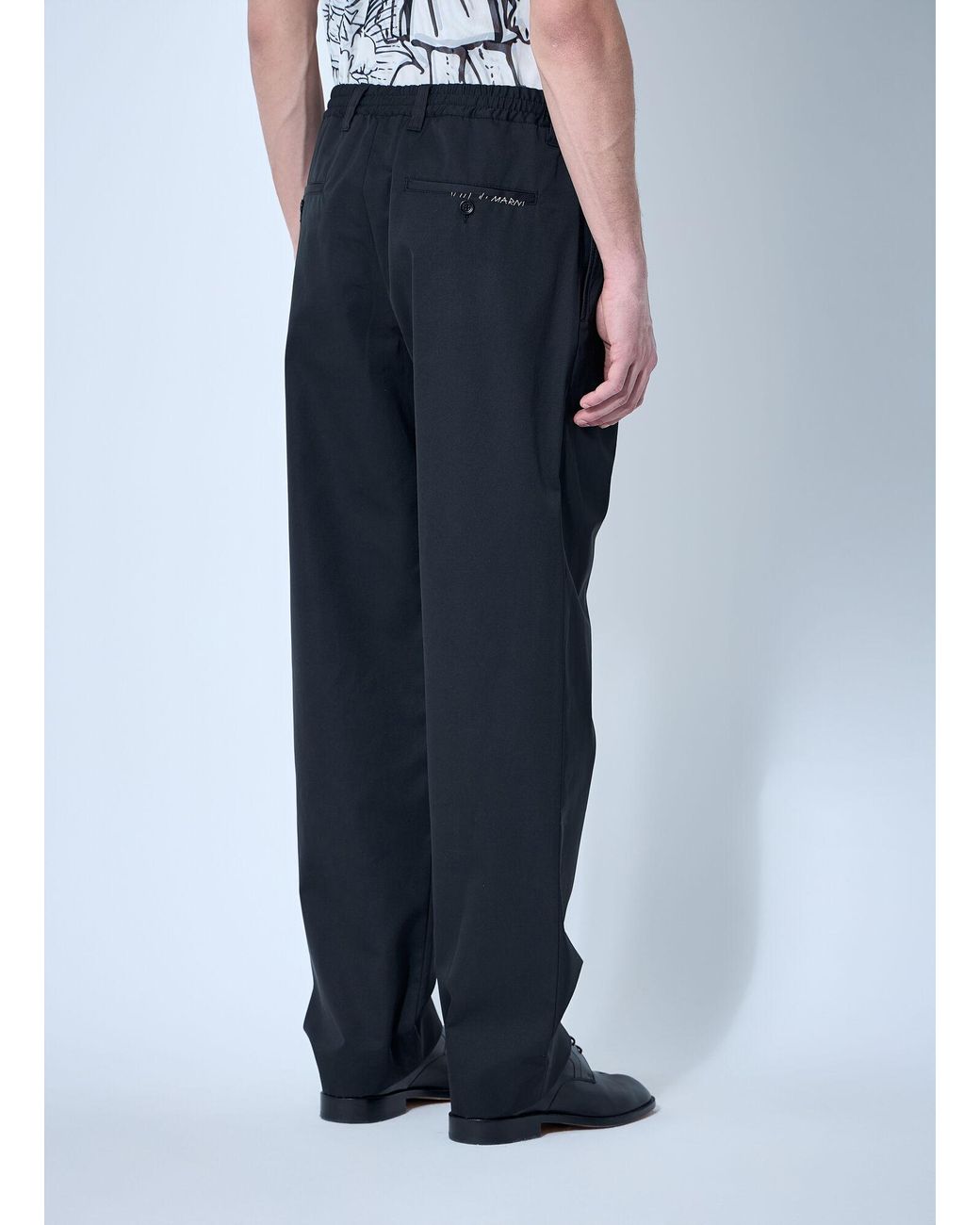 Marni Blue Water-Repellent Pants for men