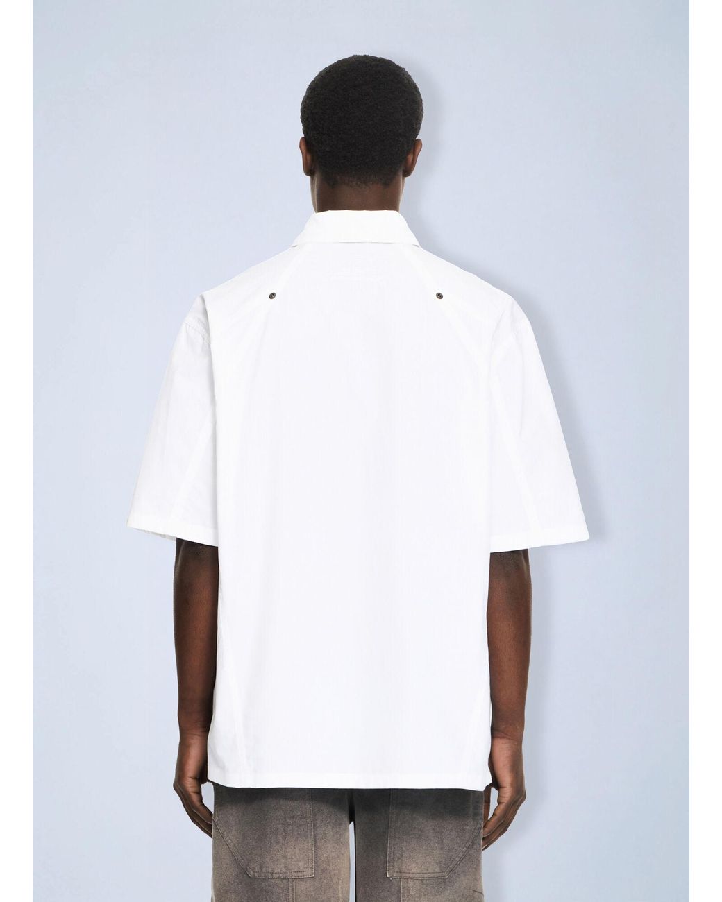 Off-White c/o Virgil Abloh White Owr Popl Sporty Bowl Shirt for men