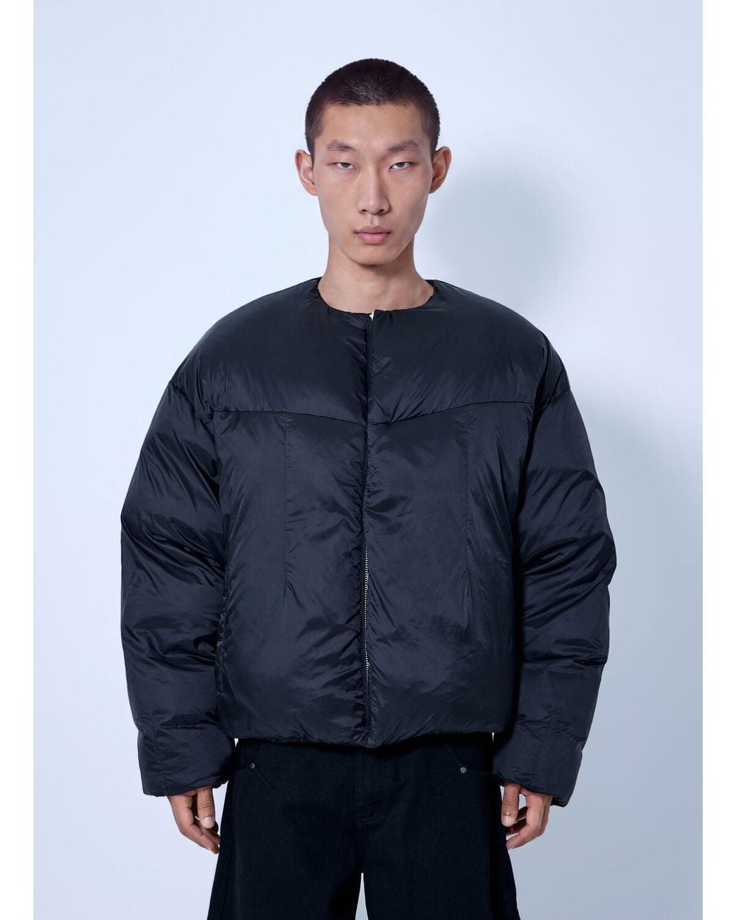 Entire studios Blue Pod Puffer Jacket for men